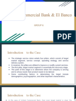 Strategic visions of United Commercial Bank and El Banco compared