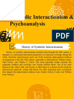 Symbolic Interactionism & Psychoanalysis