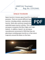 CA-1 Tourism Reg. No. 11913441 Space Tourism