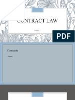 CONTRACT LAW CAPACITY