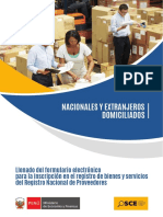 Llenado Del Formulario Electrónico para La Inscripción en El Registro de Bienes y Servicios Del Registro Nacional de Proveedores 1