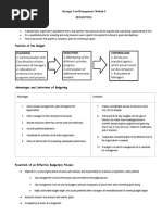 Module 3 Budgeting