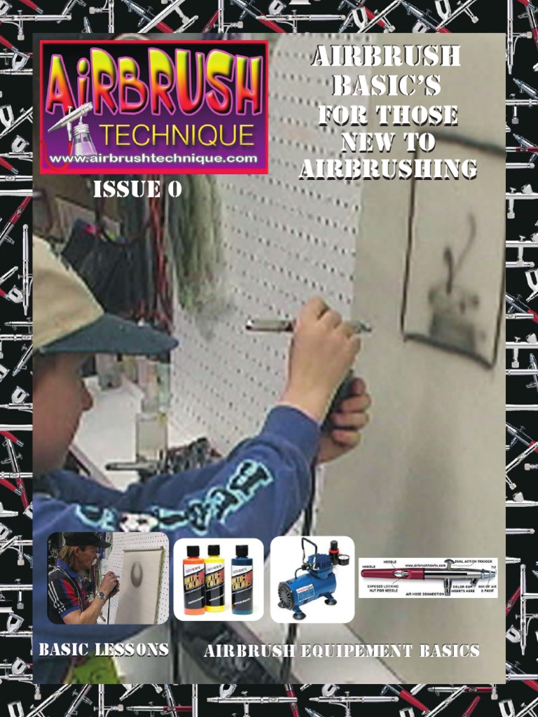 Airbrush Technique Magazine Issue 0 PDF Paint Watercolor Painting