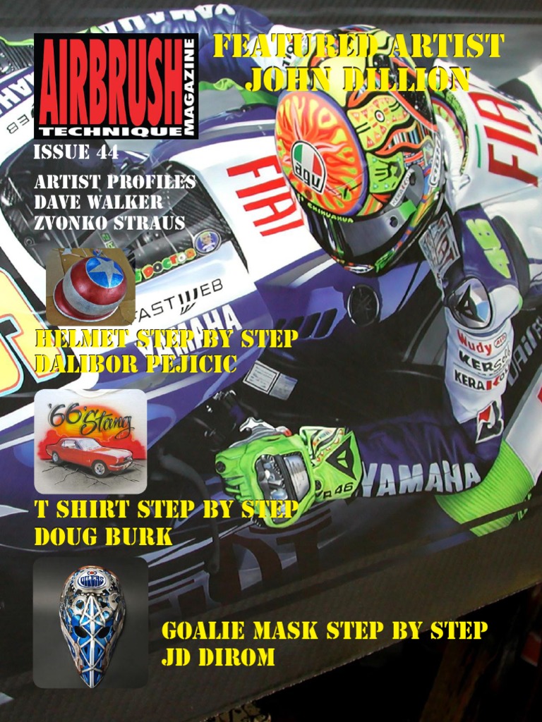 AIRBRUSH TECHNIQUE MAGAZINE Issue44 PDF Paint