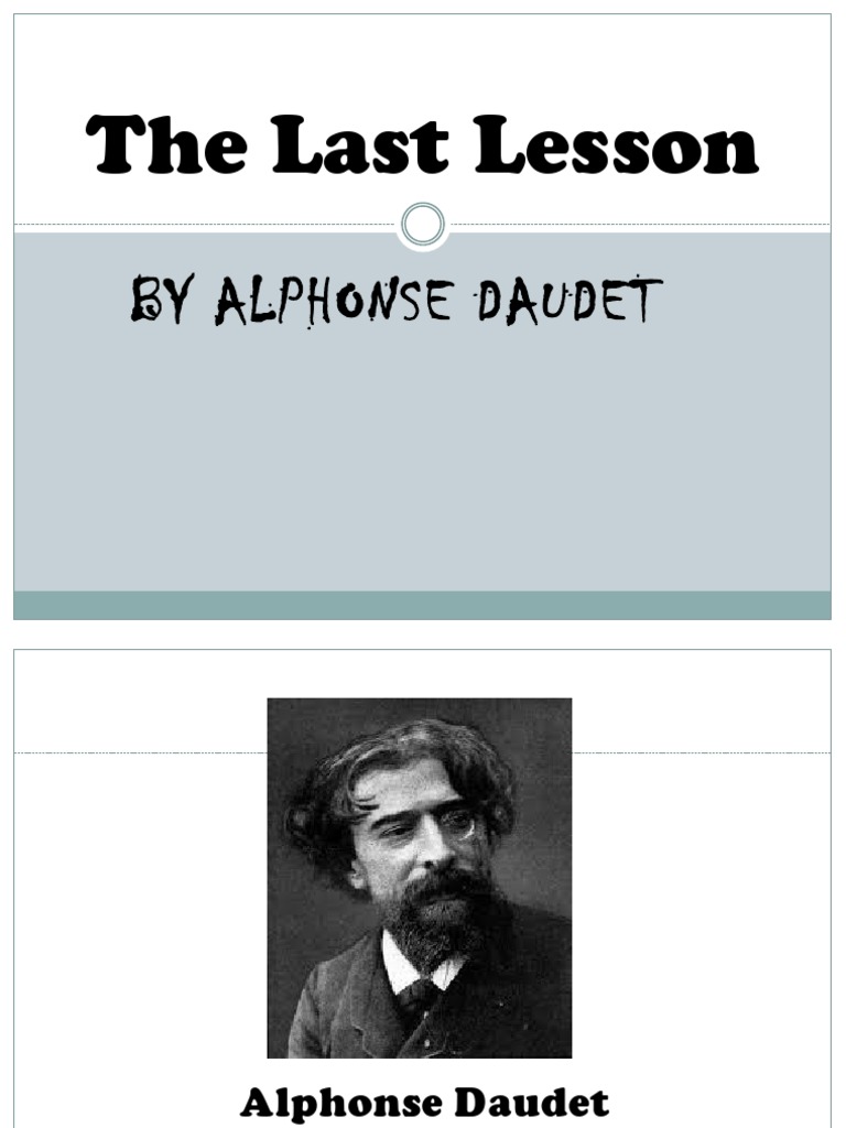 The Last Lesson: A Reflection on Loss | PDF | Human Communication