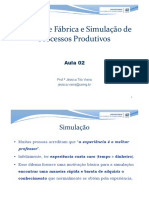 Aula 02 - Projeto de Fábrica e Simulação de Processos Produtivos