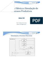 Aula 04 - Projeto de Fábrica e Simulação de Processos Produtivos