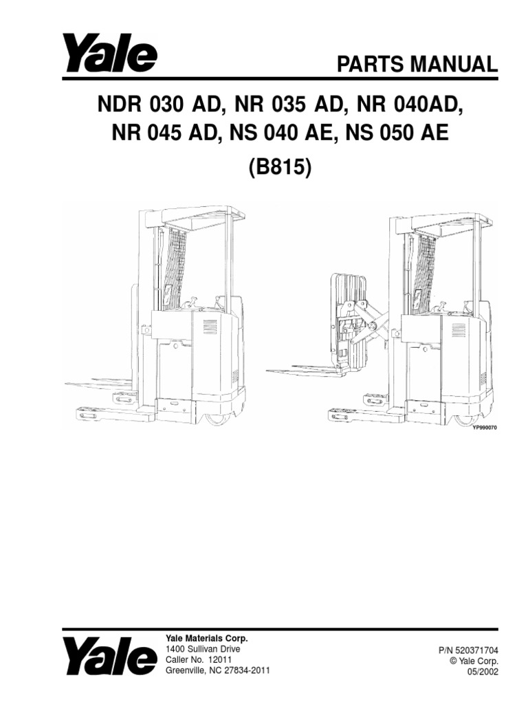 Parts Manual NDR 030 AD, NR 035 AD, NR 040AD, NR 045 AD, NS 040 AE, NS ...