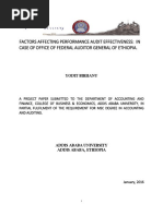 Assessment of Internal Audit Practice (A Case of Finance and ...