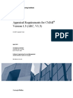 Appraisal Requirements For CMMI Version 1.3 (ARC, V1.3)