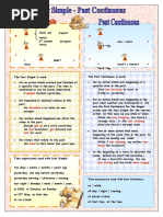 Past Simple Vs Continuous