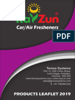Car/Air Fresheners: Products Leaflet 2019