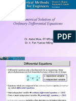 Numerical Solution of Ordinary Differential Equations: Dr. Abdul Muis, ST - Meng. Dr. Ir. Feri Yusivar Meng