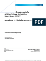 Ieee Standard Requirements For Ac Highvoltage Air Switches Rated