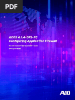 ACOS 4.1.4-GR1-P5 Configuring Application Firewall: For A10 Thunder Series and AX™ Series 24 August 2020