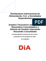 Cuentas Anuales e Informe de Gestion ConsolidadoDIA 2019