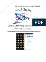 Cara masuk Zoom Virtual Gathering