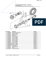 Randon 4x4 front axle crown and pinion assembly parts