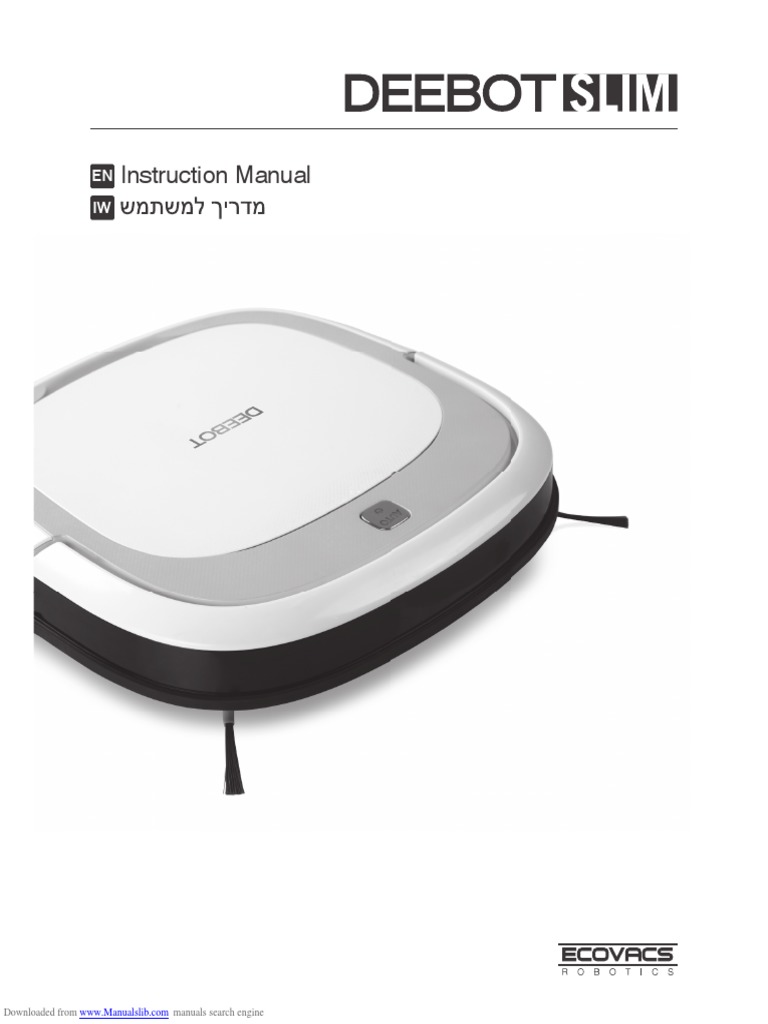 Getting Started with Your DEEBOT An Instruction Manual for Safe Use