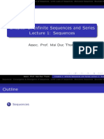 Chapter 1: Infinite Sequences and Series Lecture 1: Sequences