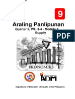 Araling Panlipunan: Quarter 2, Wk. 3-4 - Module 8