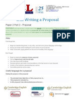 CAE Writing CAE Writing A Proposal Proposal: Paper 2 Part 2 - Proposal Proposal