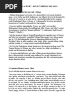 Romeo and Juliet and Pyramus & Thisbe Comparison Contrast Title Author ...