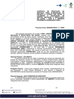 Contrato de prestação de serviços para elaboração de projeto hospitalar