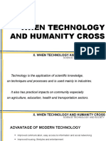 X. When Technology and Humanity Cross