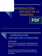 Introducción Estudio de La Pediatría