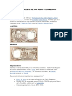 Investigacion Billete de 2000 Pesos Colombianos