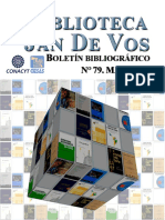 Boletín, Biblioteca Jan de Vos-Mayo 2021