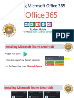Guide To Access The Microsoft Office 365 Using Mobile Phone