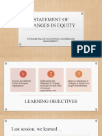 Statement of Changes in Equity - SHS Module 3