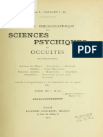 Caillet Albert Louis - Manuel Bibliographique Des Sciences Psychiques Ou Occultes Tome 3