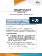 Guia de Actividades y Rúbrica de Evaluación - Fase 2 Selección y Análisis de Una Empresa.