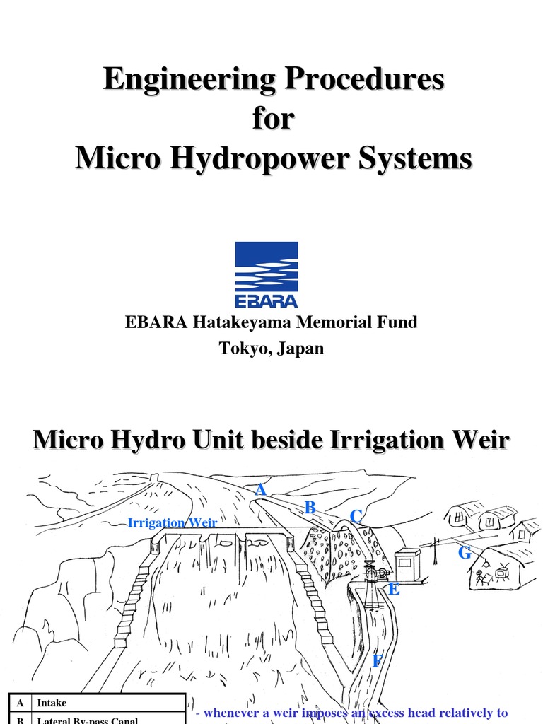 Micro Hydro Engineering Procedure (PTEI '08) F | PDF | Hydroelectricity ...