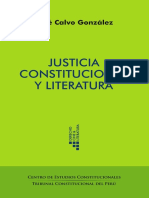Justicia Constitucional y Literatura