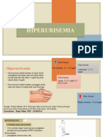 Hiperurisemia.\