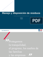 Manejo y Disposición de Residuos - Final