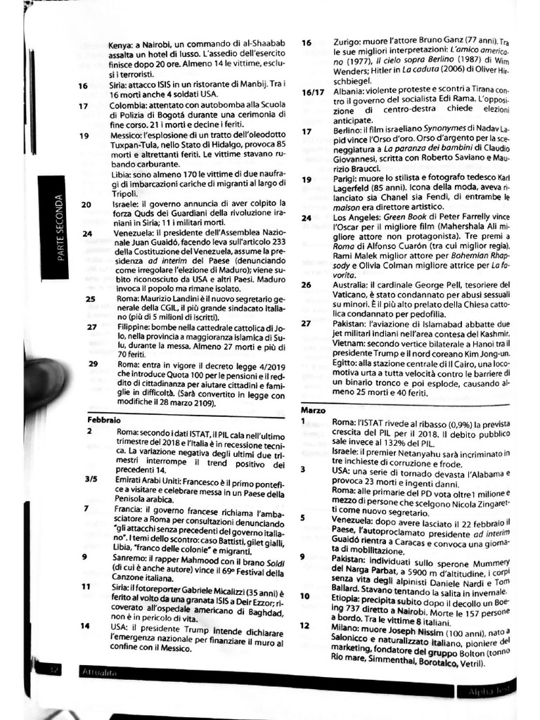 Alpha Test Teoria | PDF