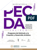 Convocatoria PECDA 2021-2022
