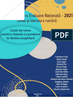 Pregătire Pentru Evaluarea Națională - 2021 Limba Și Literatura Română - Caiet de Teste Pentru Clasele Cu Predare În Limba Maghiară