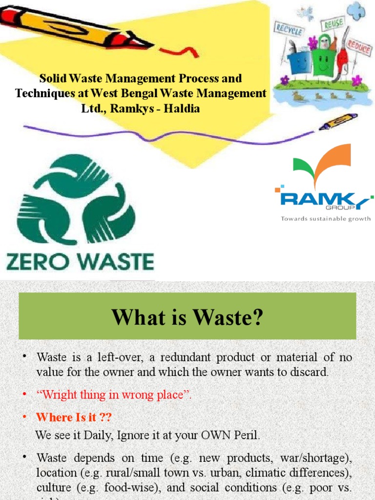 Solid Waste Disposal Technique PDF Waste Waste Management