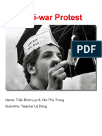 Anti-War Protest: Name: Trần Đình Lực & Văn Phú Trung Submit To: Teacher Lê Dũng