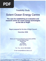 Download Solent Ocean Energy Centre - Dec 2006 - IWC report by VentnorBlog Isle of Wight News SN52838108 doc pdf