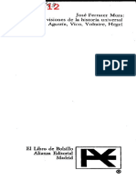 FERRATER MORA, JOSÉ - Cuatro Visiones de la Historia Universal (San Agustín, Vico, Voltaire, Hegel) (OCR) [por Ganz1912]