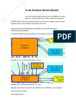 Creación de Frontera SDH Alcatel-Nortel