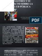 Desastres y Su Impacto Sobre La Salud Pública