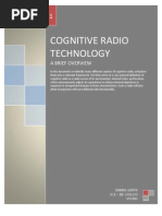 Cognitive Radio Technology: A Brief Overview